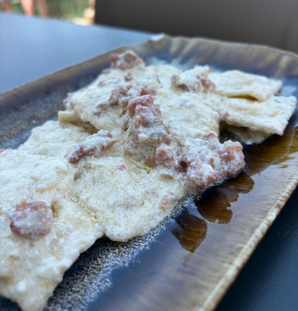 Ravioli di ricotta e salsiccia