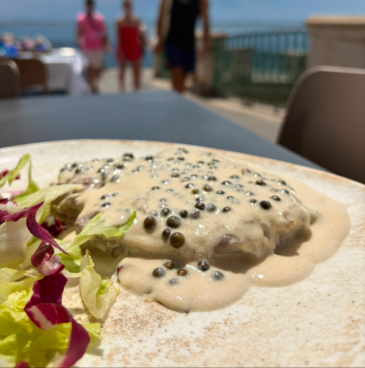 Filetto al pepe verde